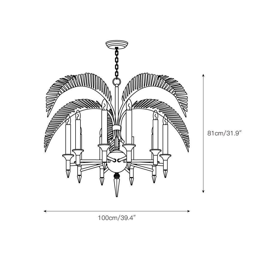 Italis Frond candelabru