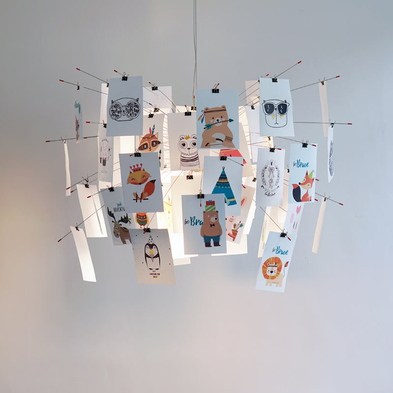 Luninena candelabru din hârtie