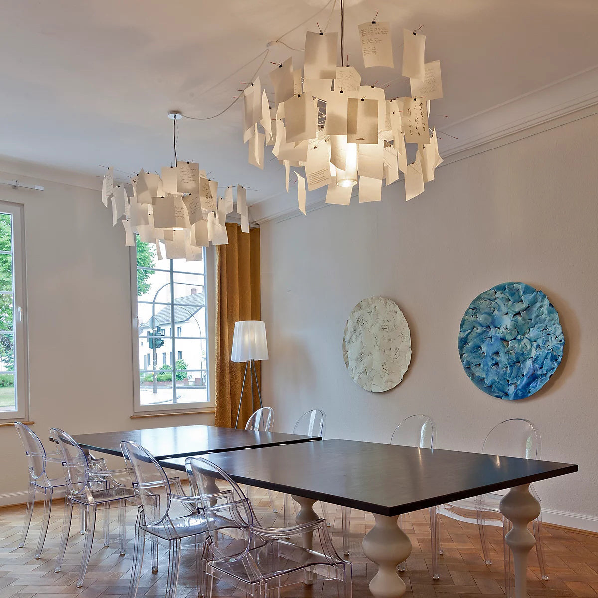 Luninena candelabru din hârtie