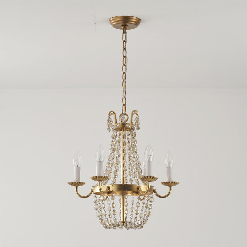 Luxinine candelabru Vintage Flea Market cu Cristale