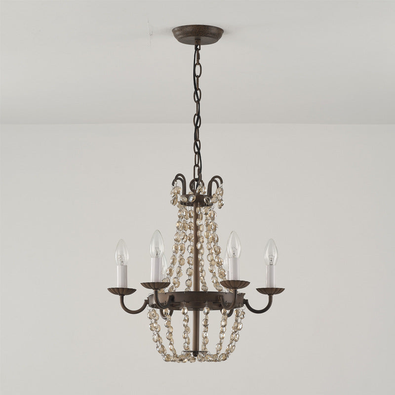 Luxinine candelabru Vintage Flea Market cu Cristale