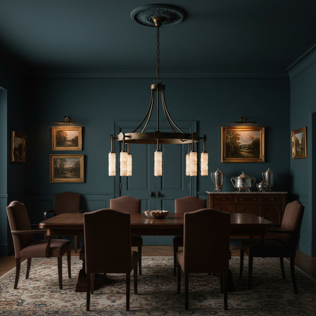 Payson candelabru din alabastru