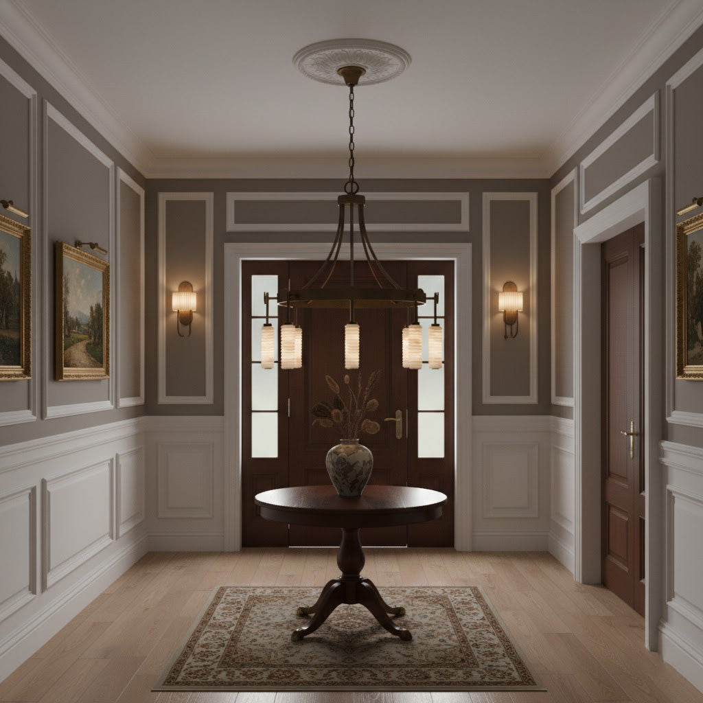 Payson candelabru din alabastru