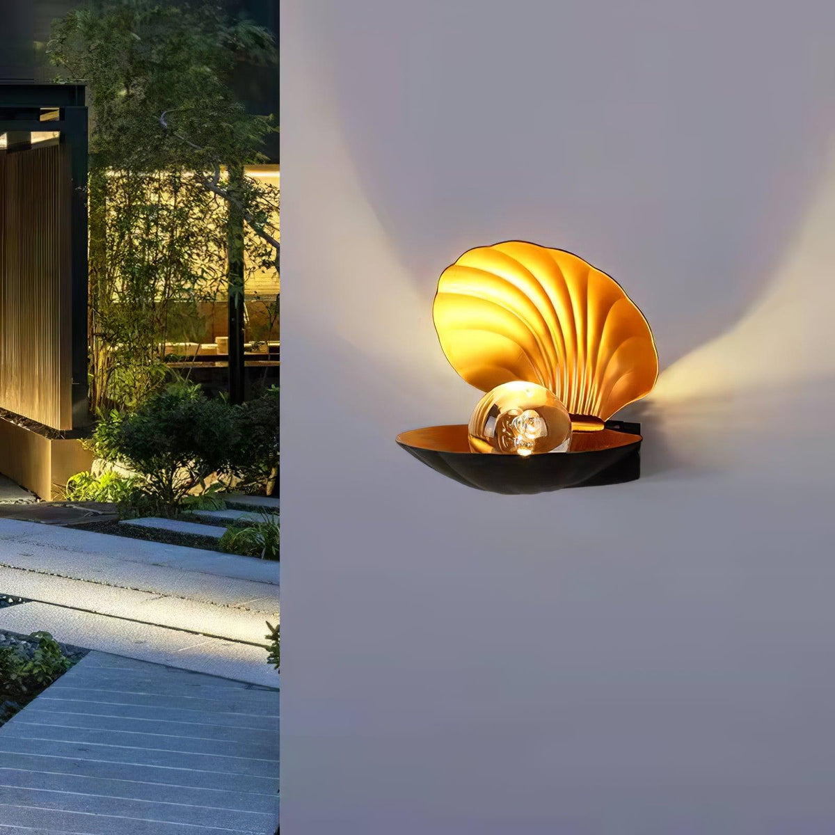Lumieria aplică de perete Pearl Clam