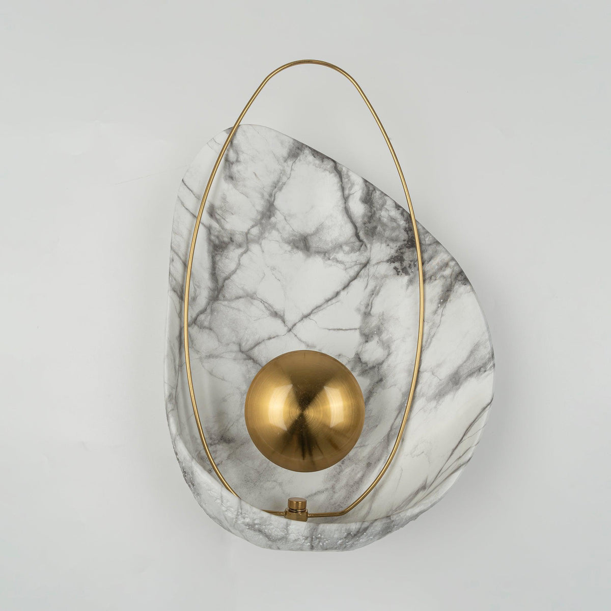 Vethaora aplică de perete din rășină, premium, în stil de artă nordică, cu aspect perlat