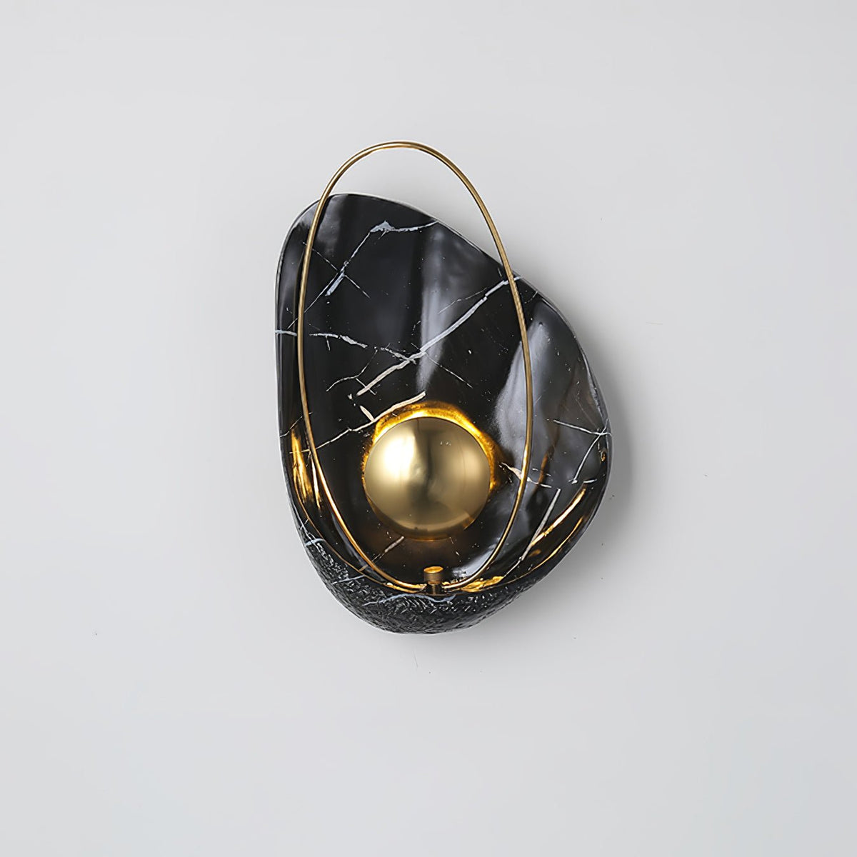 Vethaora aplică de perete din rășină, premium, în stil de artă nordică, cu aspect perlat