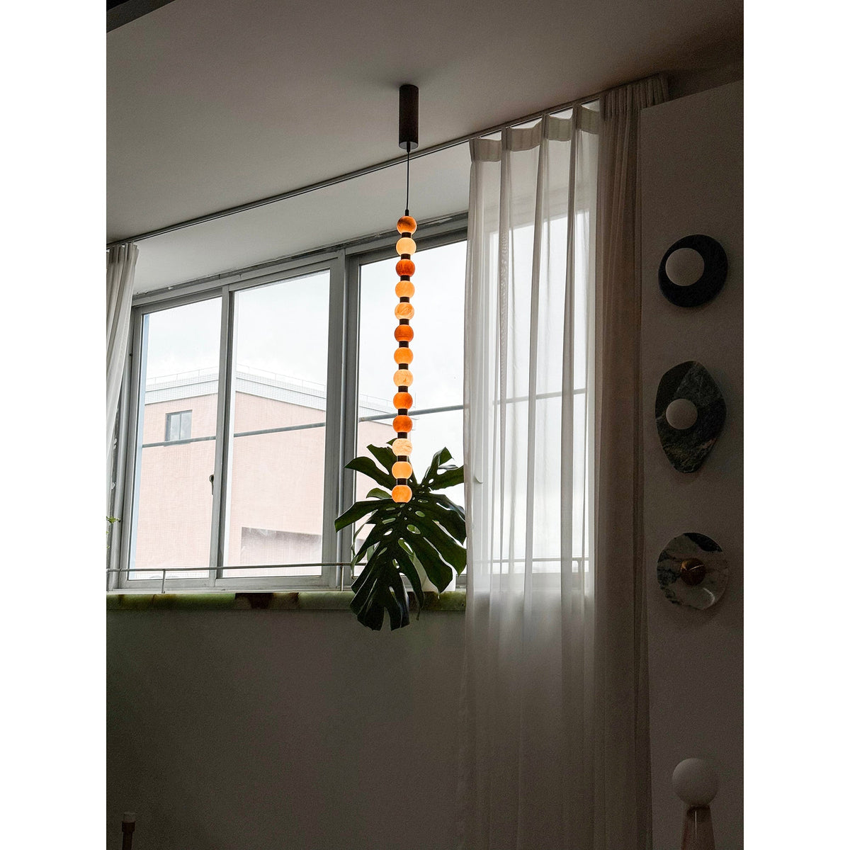Loxford lampă suspendată din alabastru