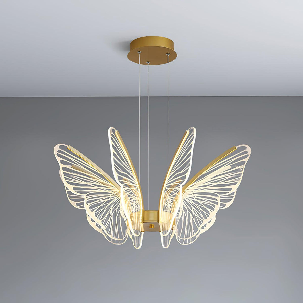Zorvi candelabru Aripă de Fluture cristal