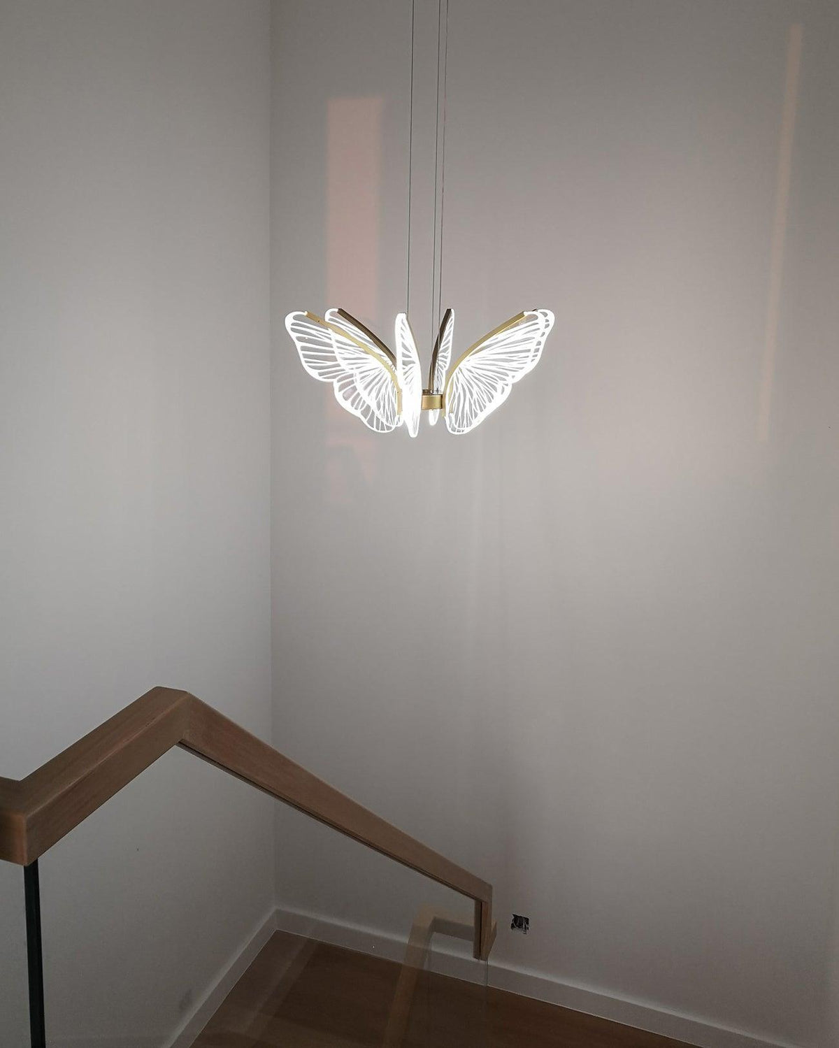 Zorvi candelabru Aripă de Fluture cristal