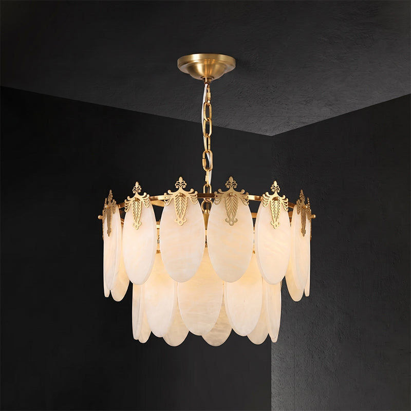 Fallowstone Candelabru botanic din alabastru