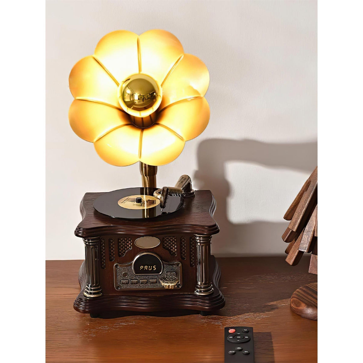 Phonograph lampă de masă