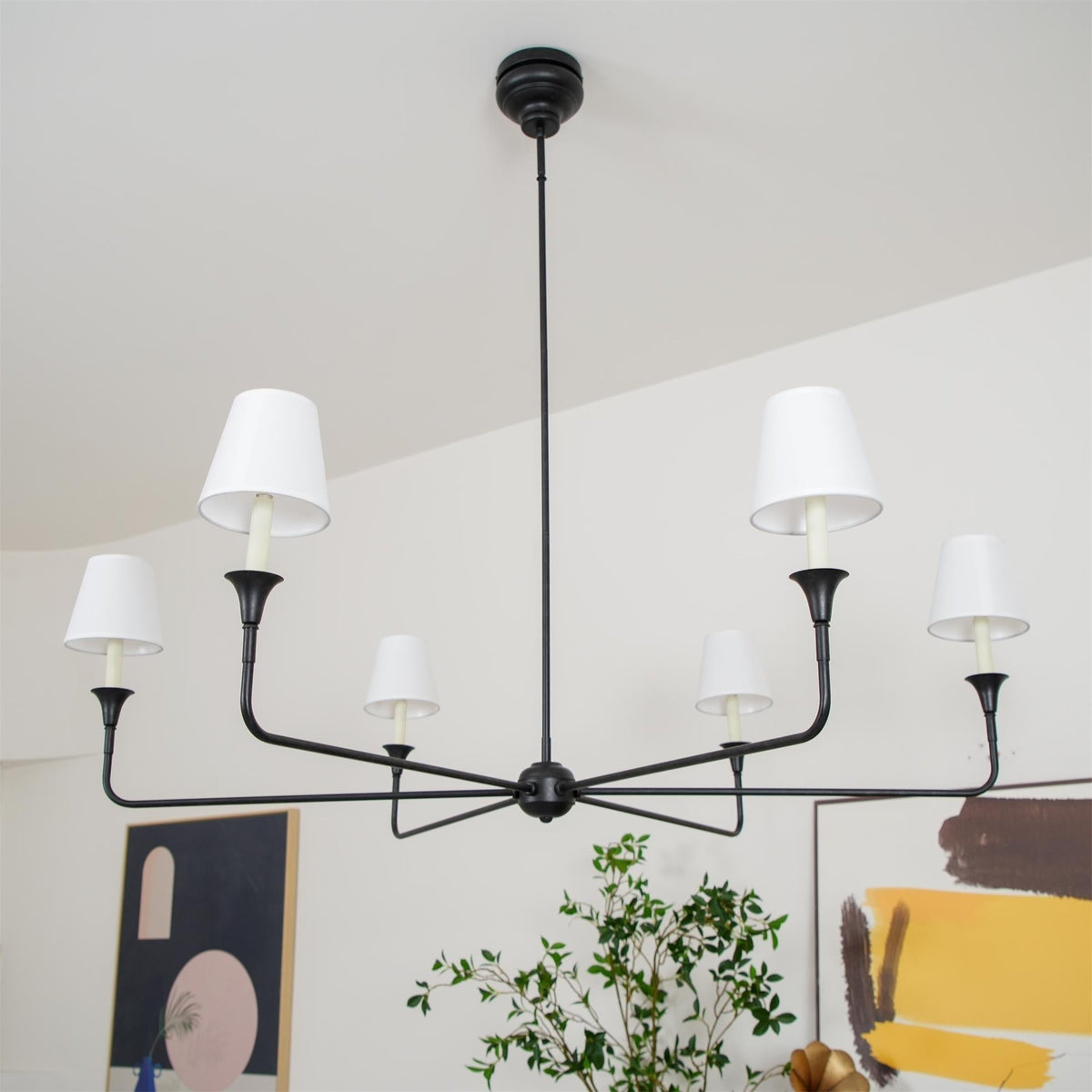 Arthaila candelabru Vintage industrial Grande material textil
