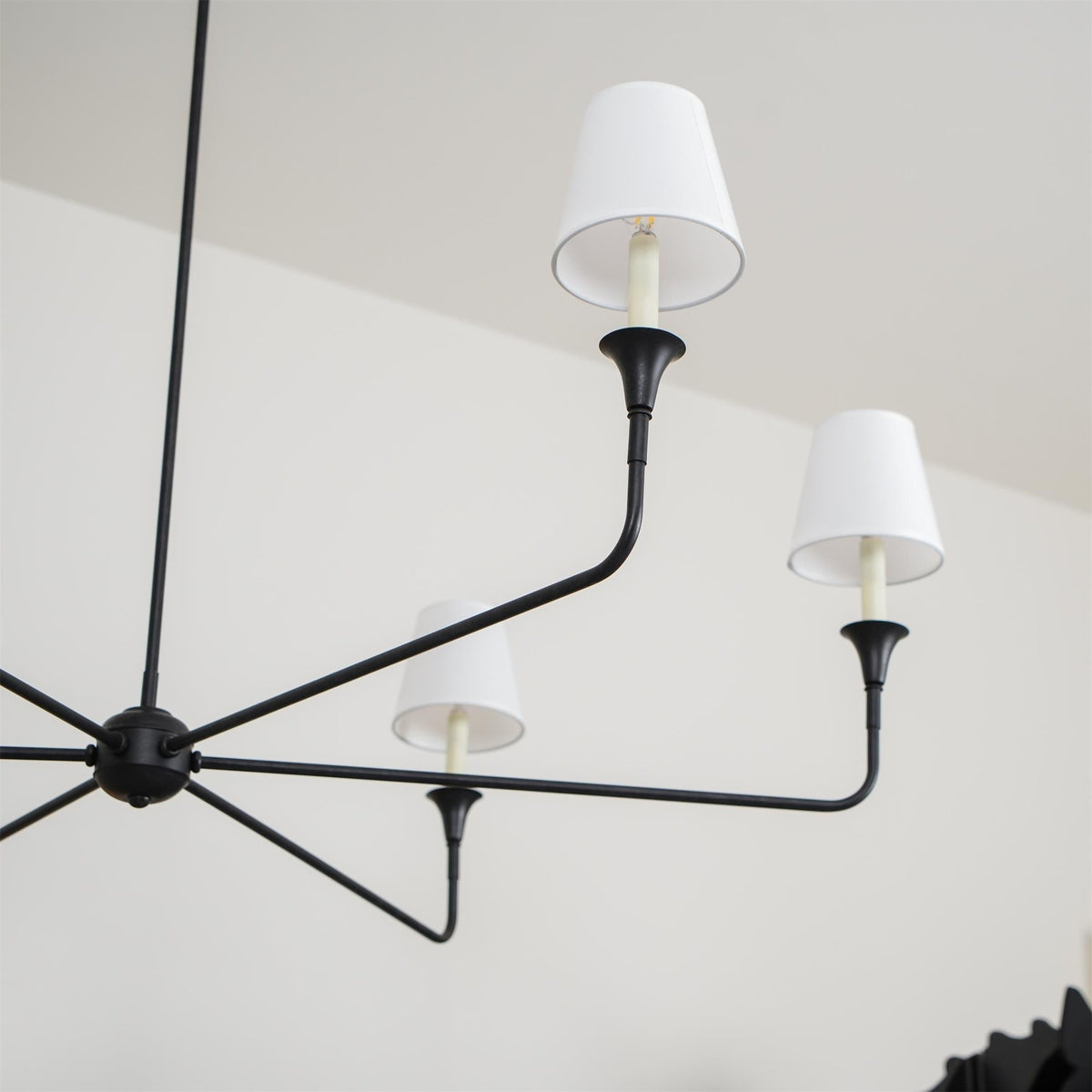 Arthaila candelabru Vintage industrial Grande material textil