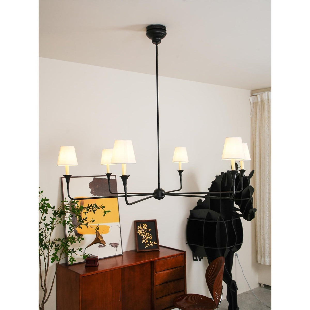 Arthaila candelabru Vintage industrial Grande material textil