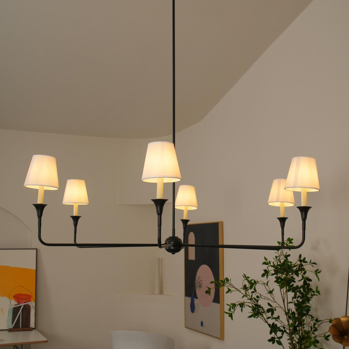 Arthaila candelabru Vintage industrial Grande material textil