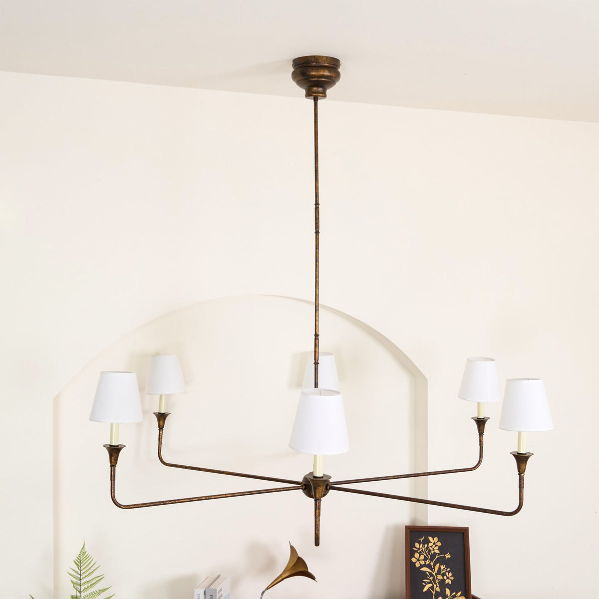 Arthaila candelabru Vintage industrial Grande material textil