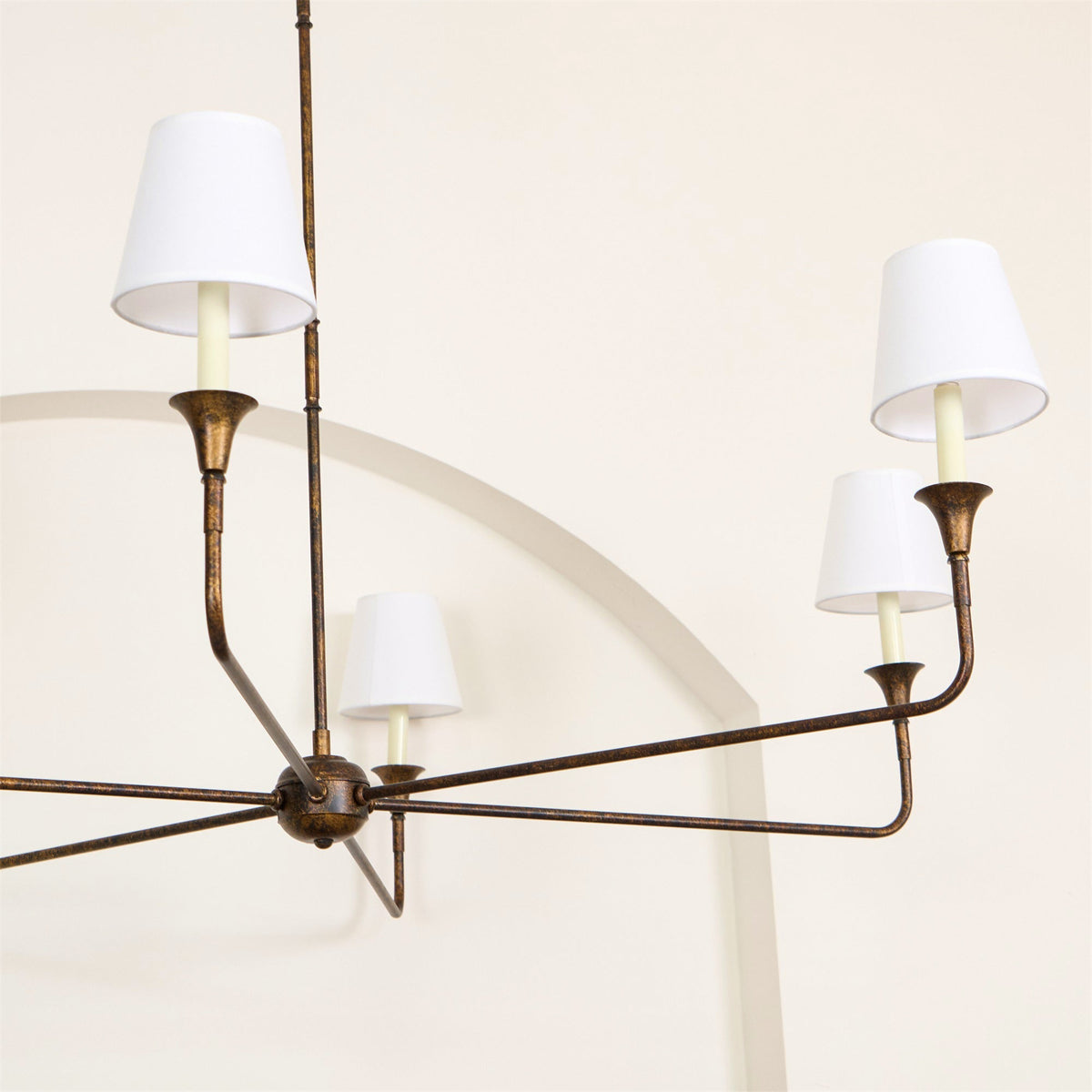 Arthaila candelabru Vintage industrial Grande material textil