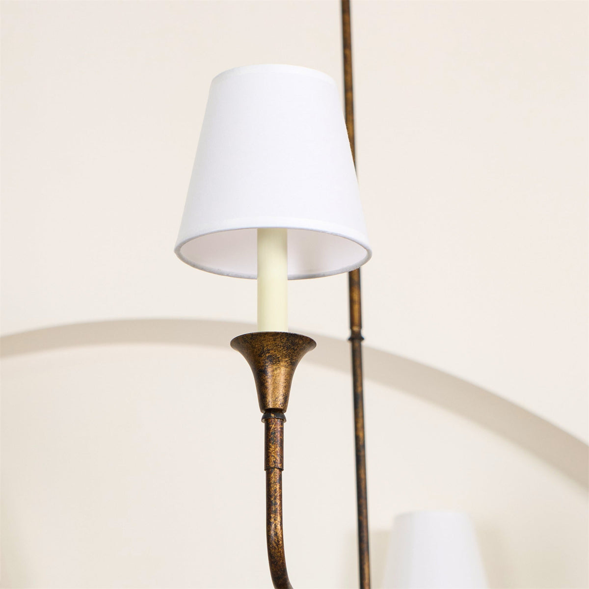 Arthaila candelabru Vintage industrial Grande material textil