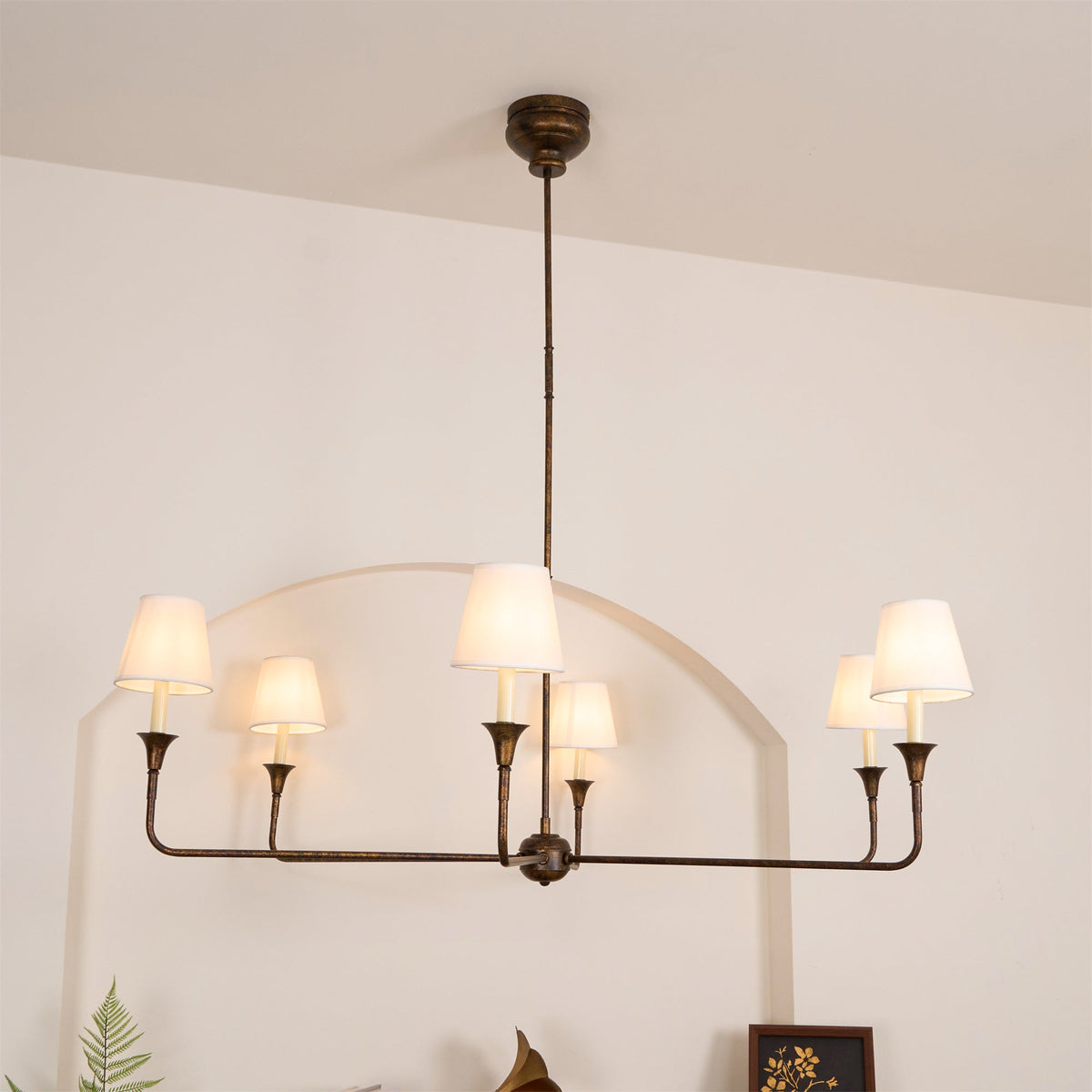 Arthaila candelabru Vintage industrial Grande material textil