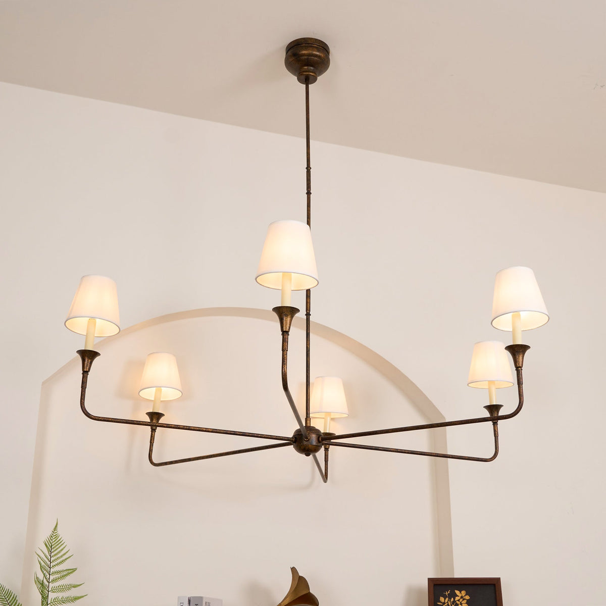 Arthaila candelabru Vintage industrial Grande material textil