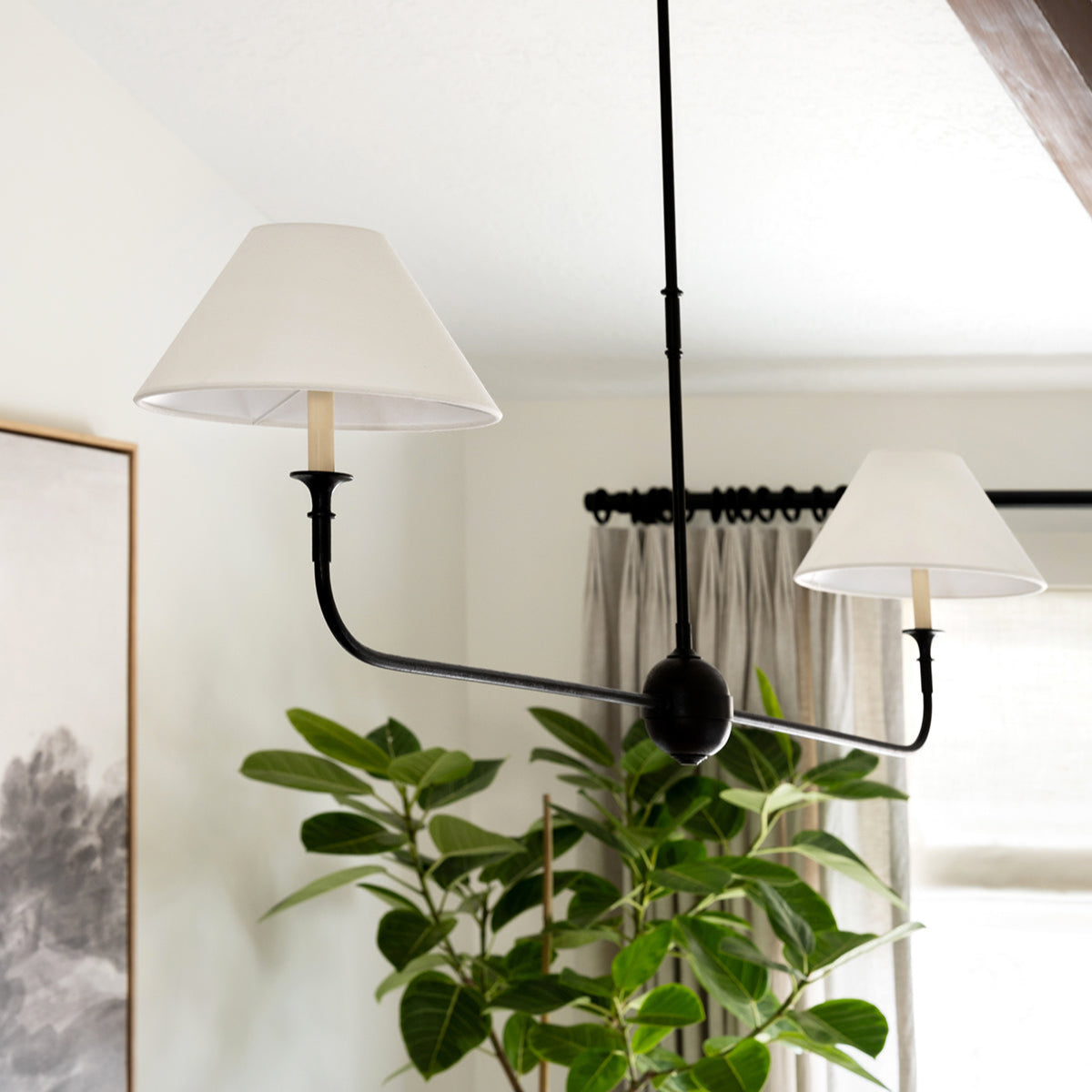 Norli candelabru, modern, liniar, LED, pentru living și dormitor