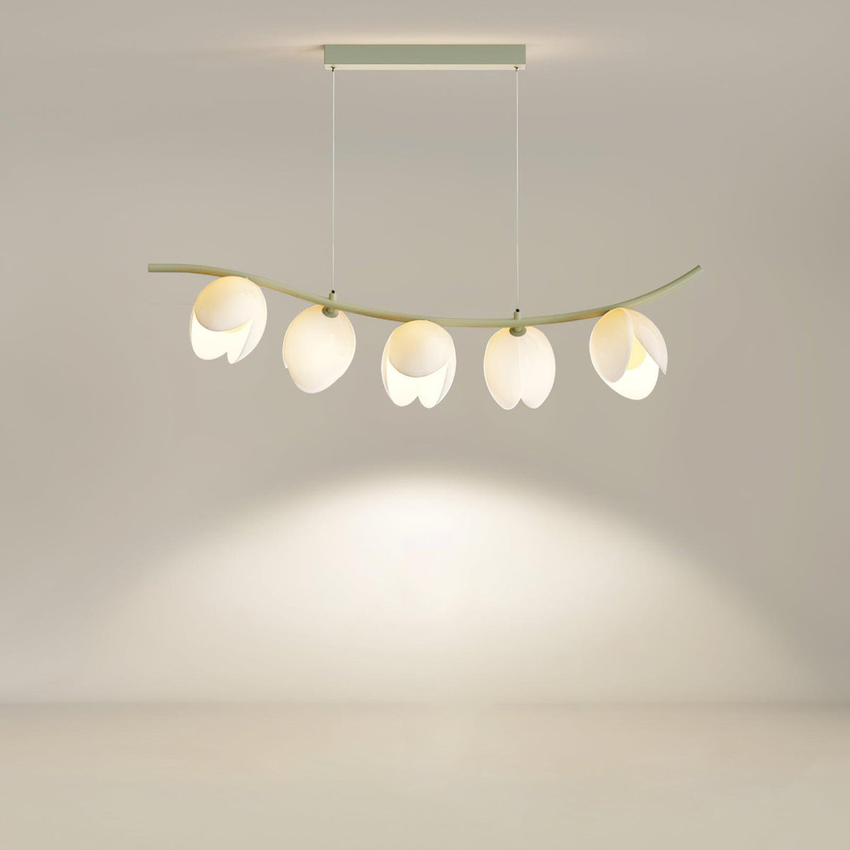Pistachio lampă suspendată, elegantă, în stil de artă nordică