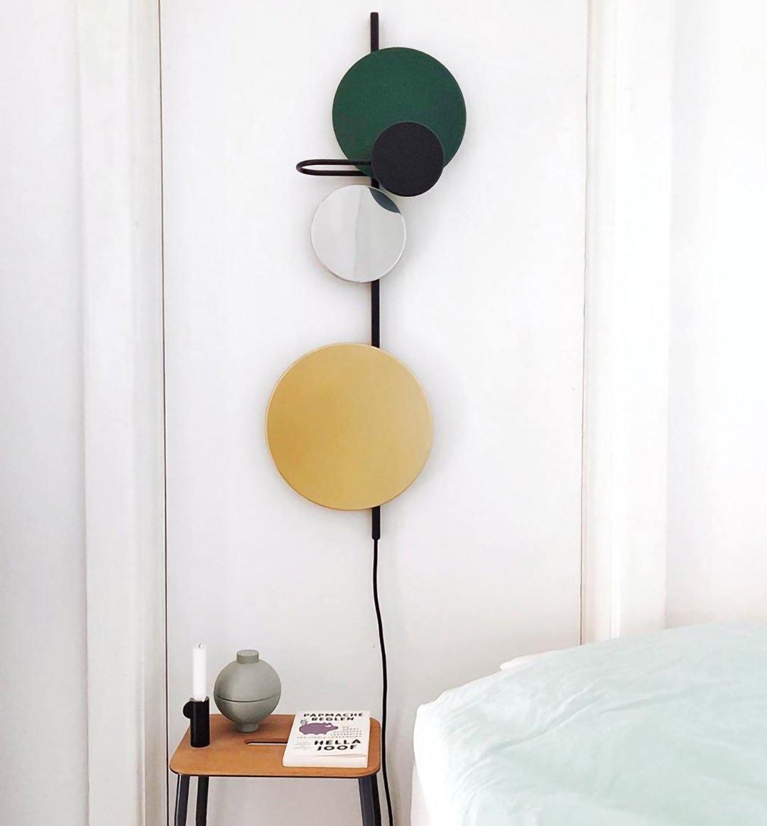 Selaaria aplică de perete, modernă, minimalistă, cu ștecher