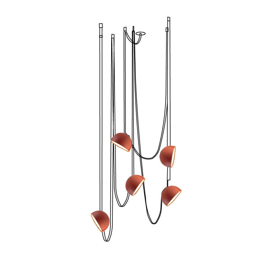 Elarok lampă suspendată modernă minimalistă din piele