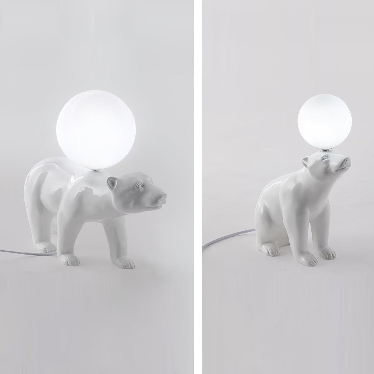 Bellano lampă de masă din rășină, jucăușă