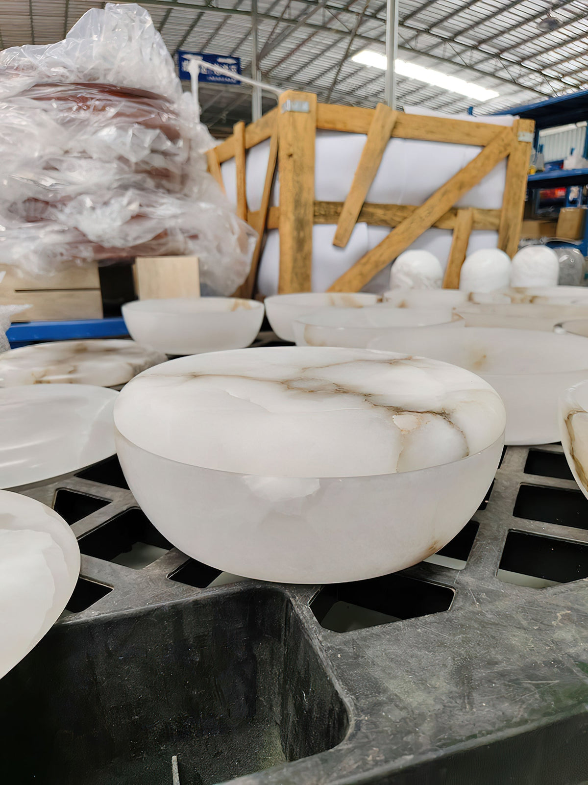 Pomelo Tass marmură Candlestick Ornaments