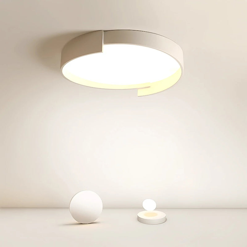 Arisha plafonieră aplicată modernă rotundă cu LED în două straturi