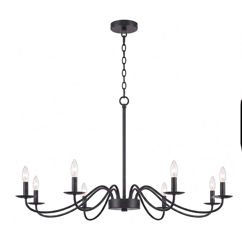 Cirerira candelabru cu ramuri din țesătură