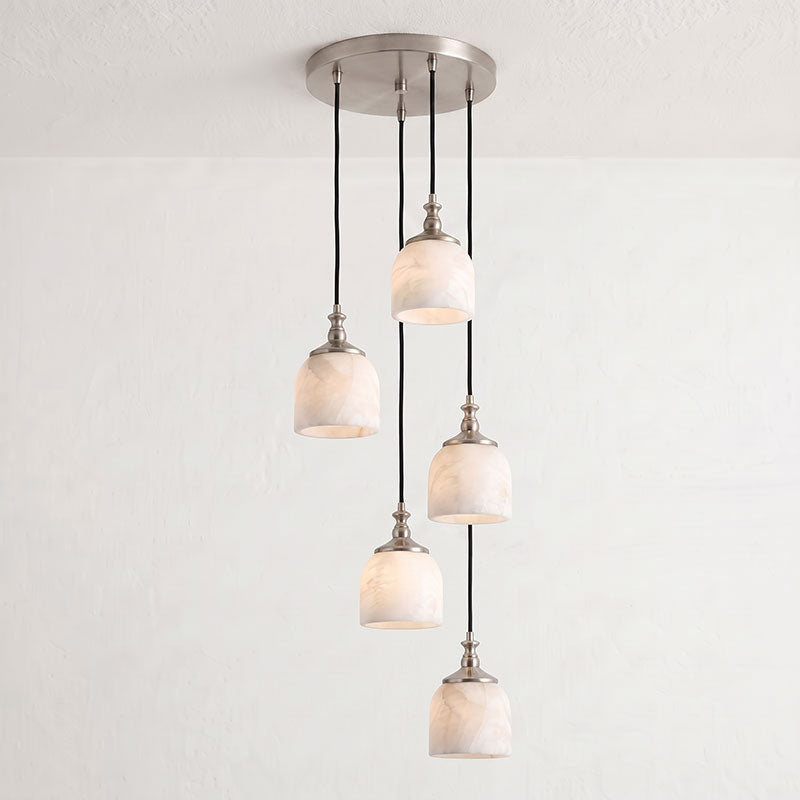 Stonewick candelabru din alabastru, în grup