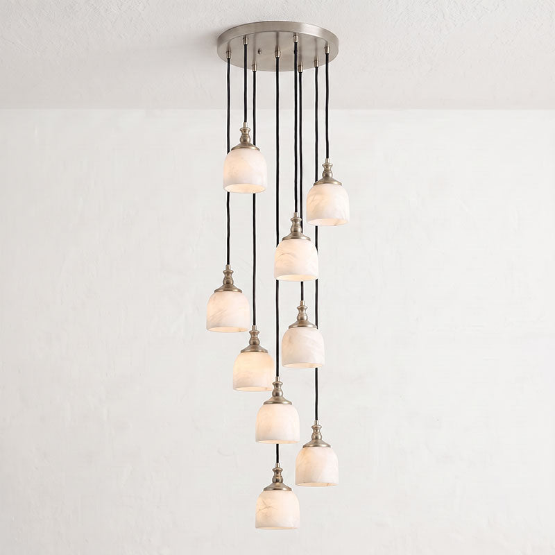 Stonewick candelabru din alabastru, în grup