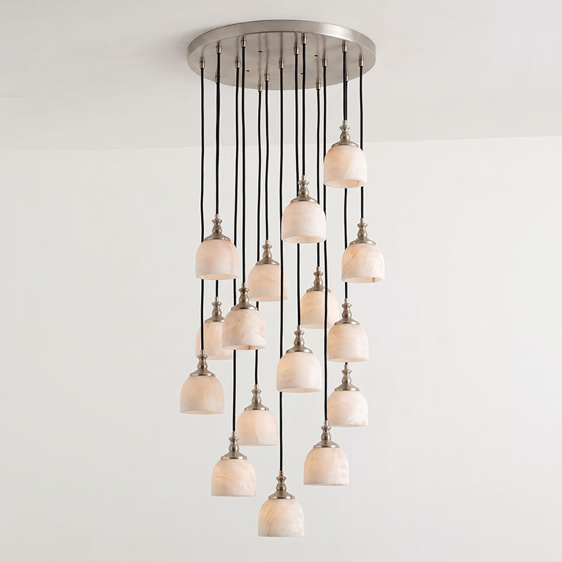 Stonewick candelabru din alabastru, în grup