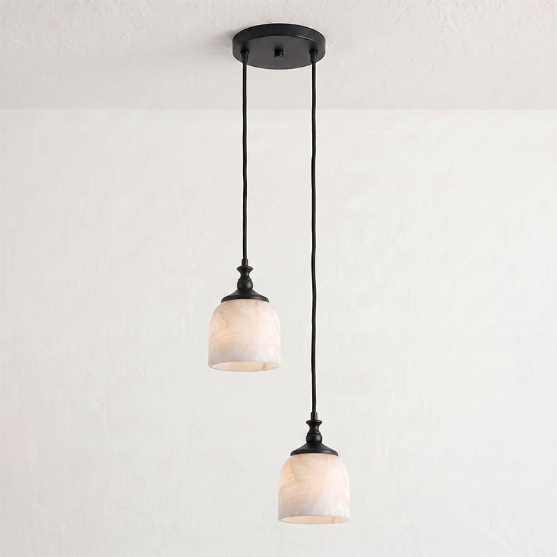 Stonewick candelabru din alabastru, în grup