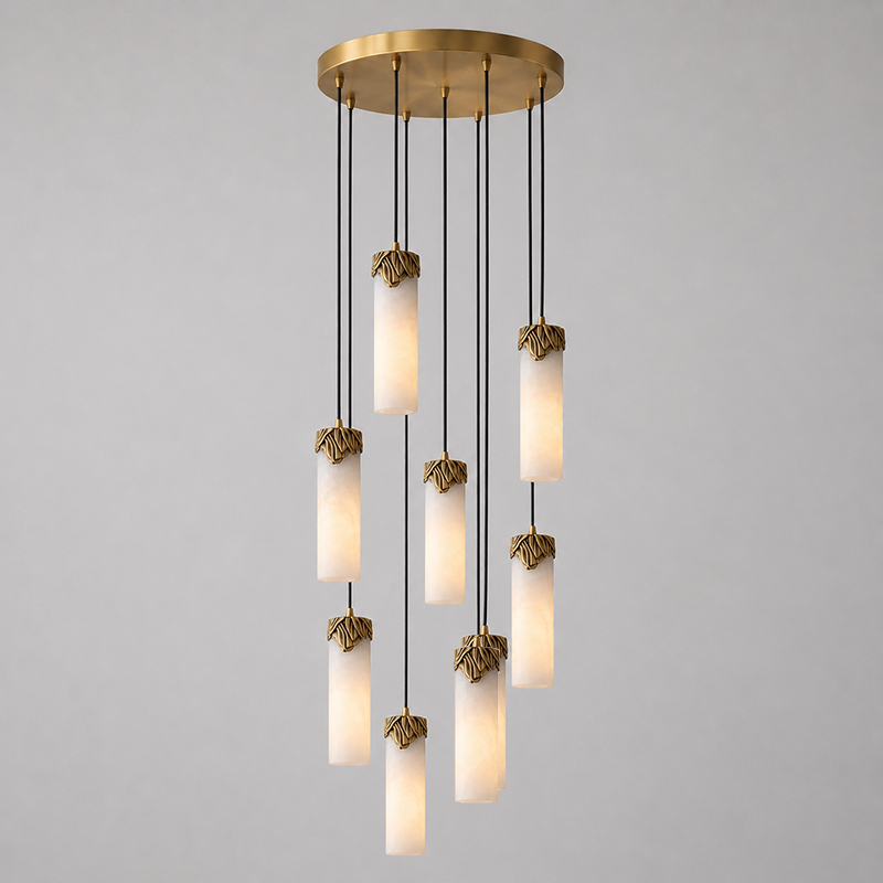 Eiralena Cascad candelabru din alabastru