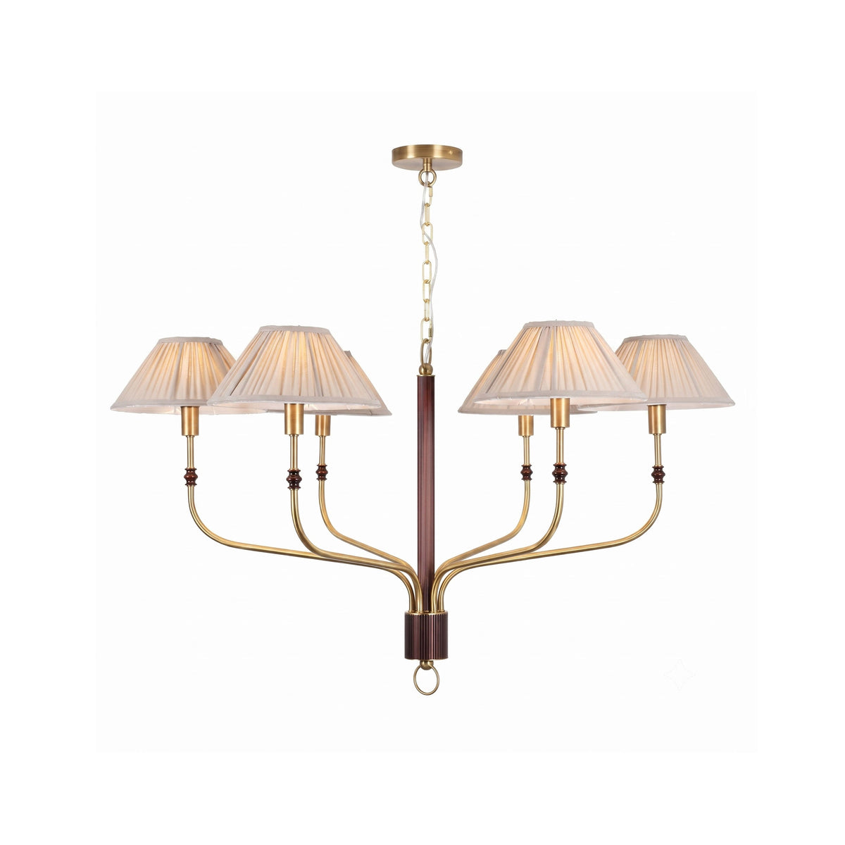 Fayron candelabru, plisat