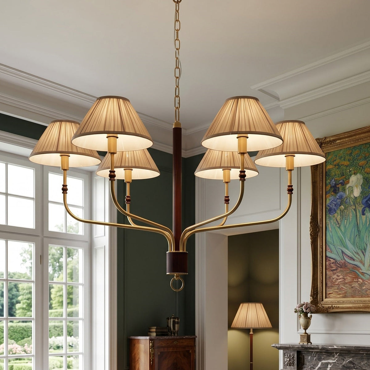 Fayron candelabru, plisat