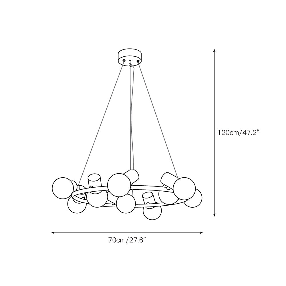Nororine candelabru