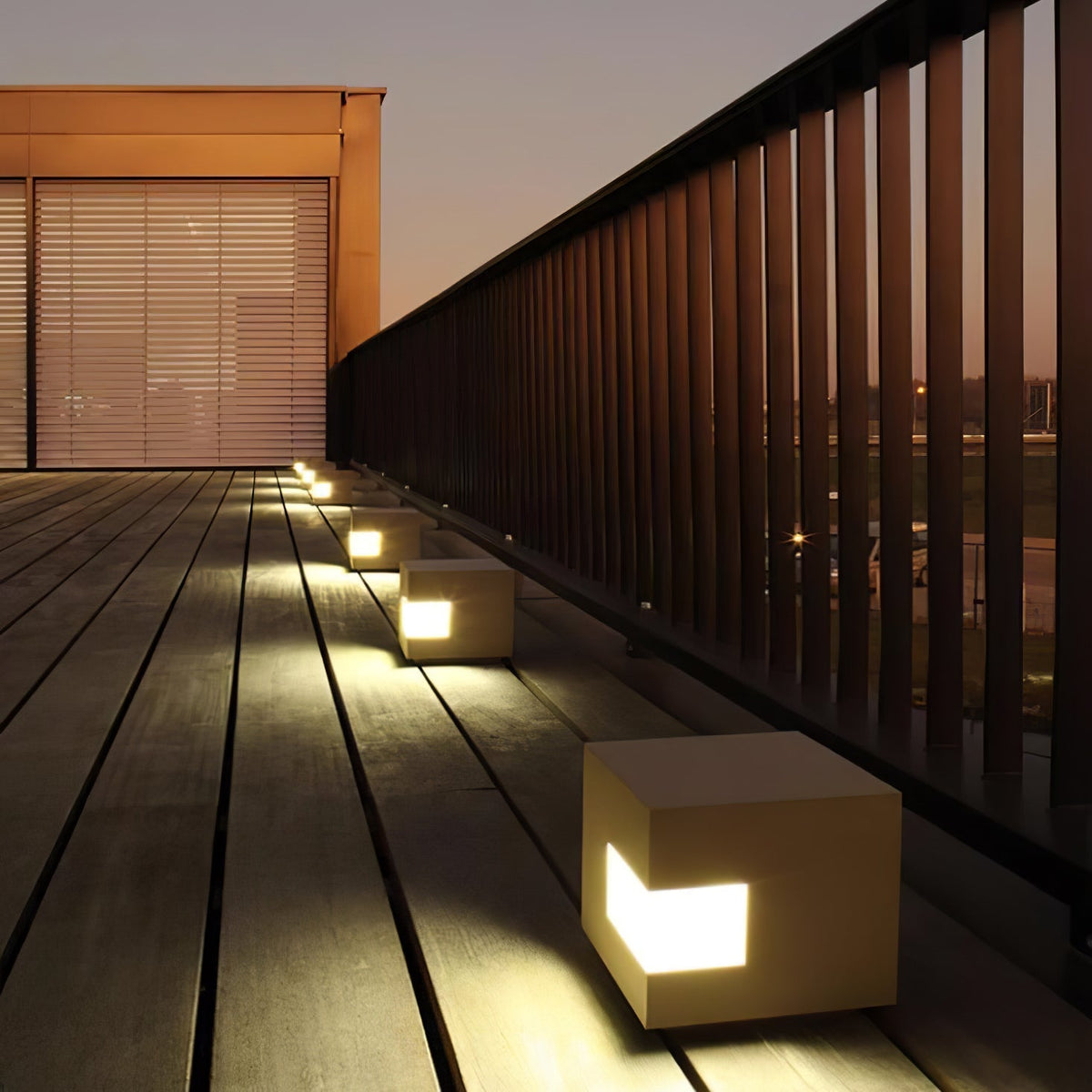 Aki corp de iluminat pentru exterior din acril, modern