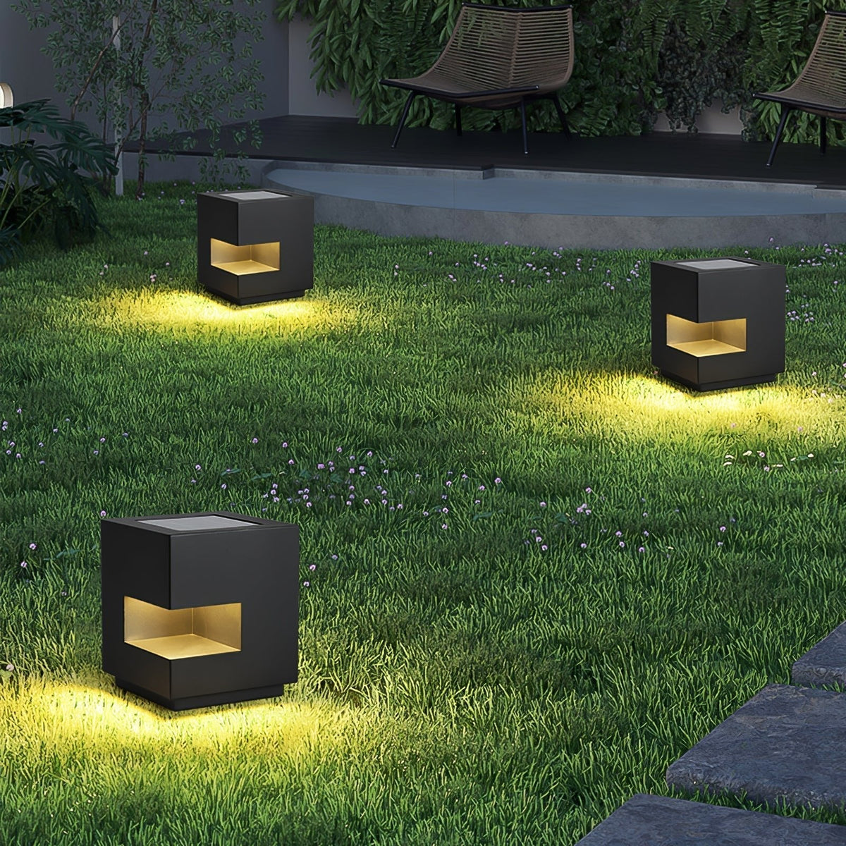 Aki corp de iluminat pentru exterior din acril, modern