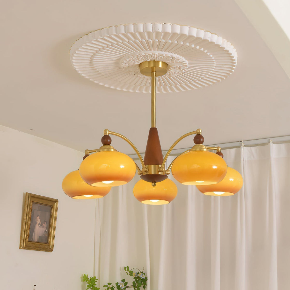 Charlotte candelabru, retro, în grup