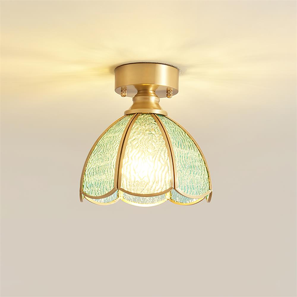 Nexo Tiffany Style plafonieră din sticlă colorată