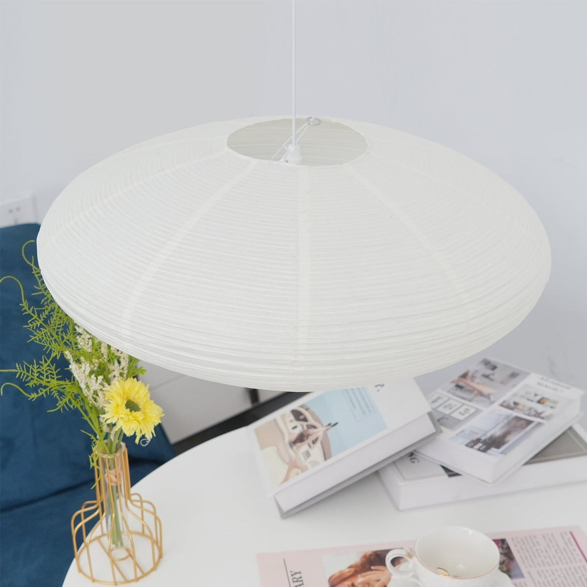 Piairaine lampă suspendată Washi hârtie 15