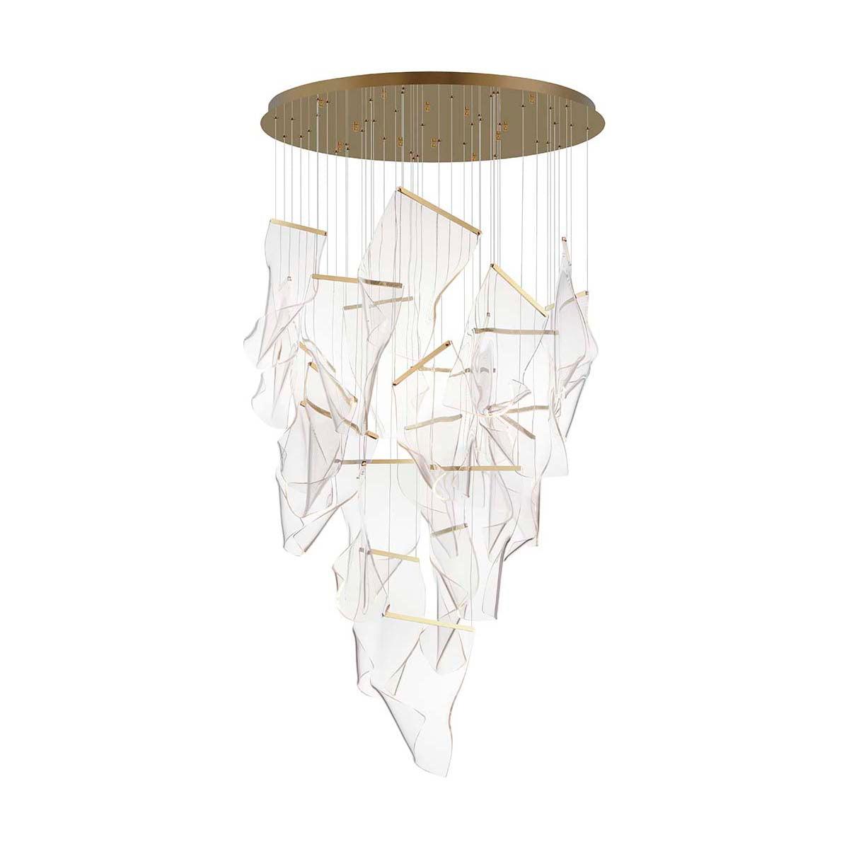 Lucuian candelabru Acrilic LED Abstract Flotant