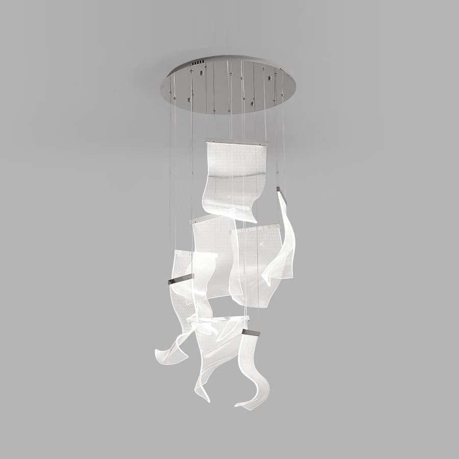 Lucuian candelabru Acrilic LED Abstract Flotant