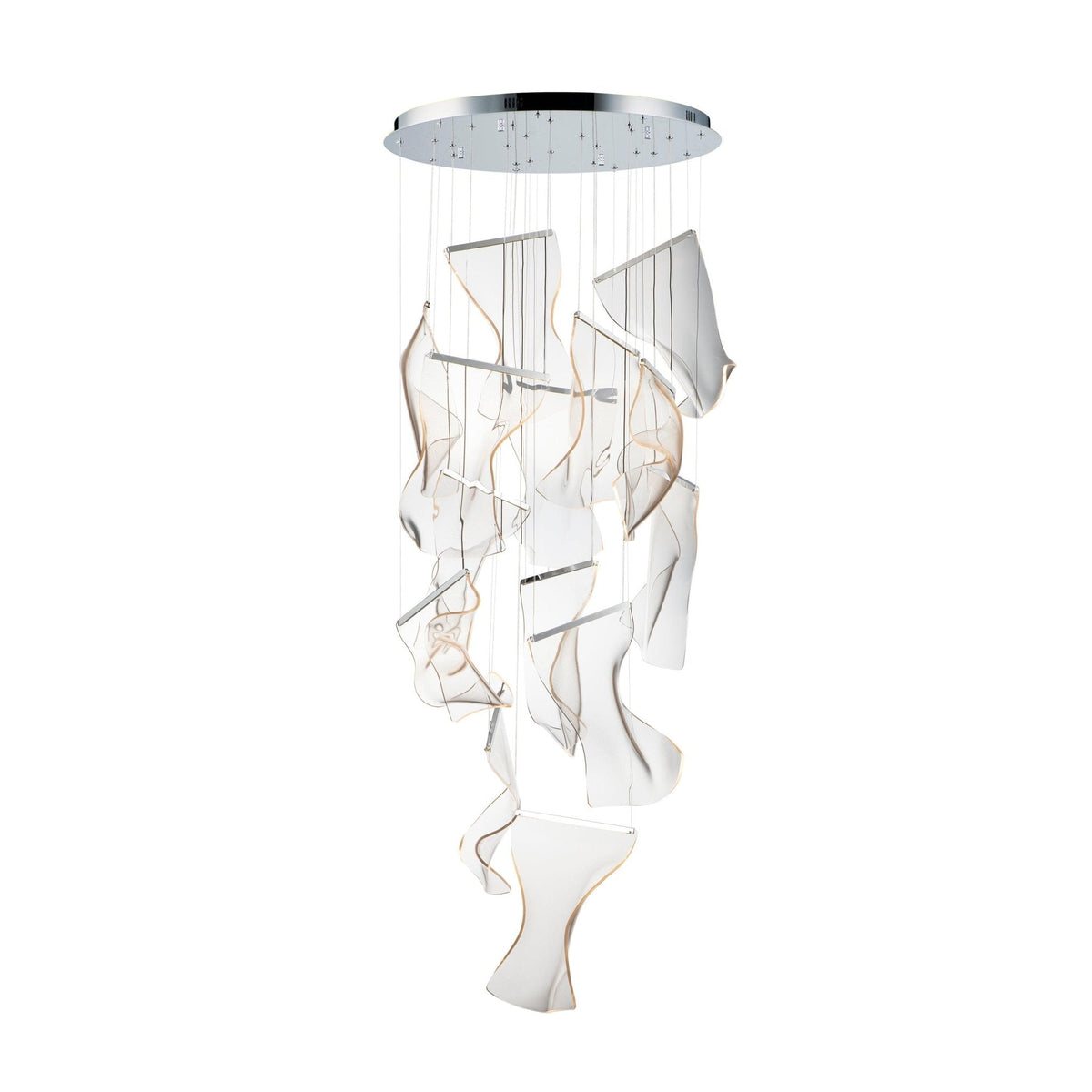 Lucuian candelabru Acrilic LED Abstract Flotant