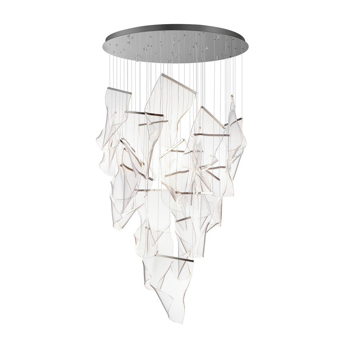 Lucuian candelabru Acrilic LED Abstract Flotant