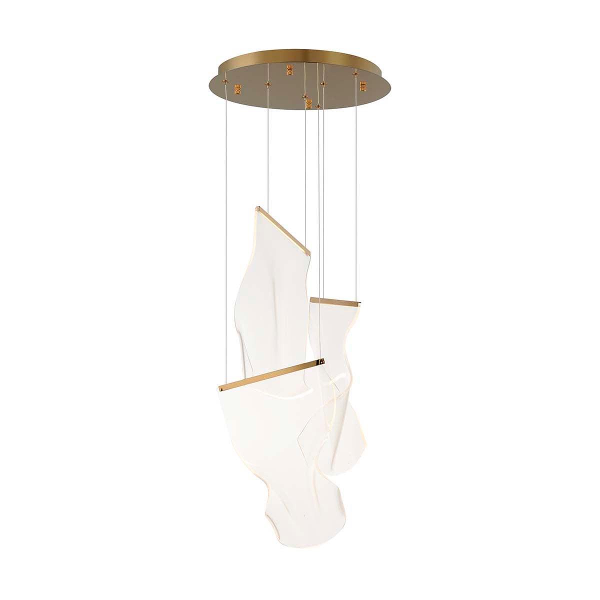 Lucuian candelabru Acrilic LED Abstract Flotant
